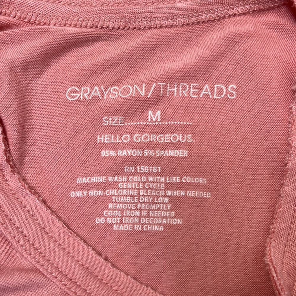 Grayson/Threads “Do All Things With Kindness” Sleeveless Top - Picture 5 of 6